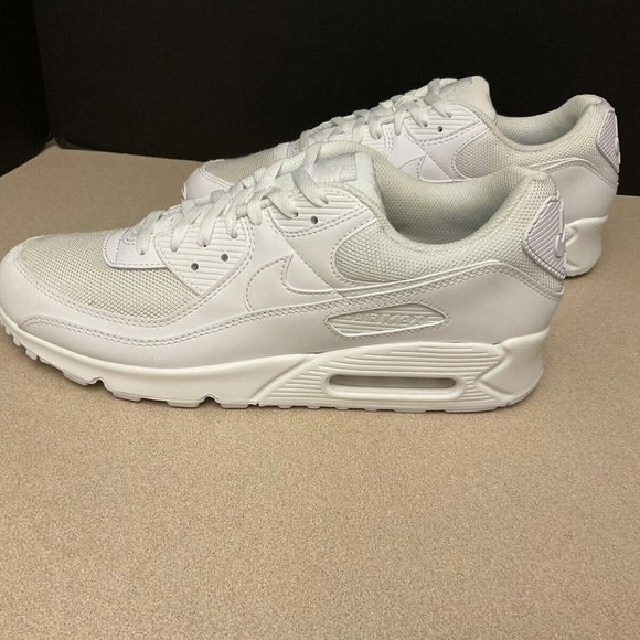nike air max 90 triple white